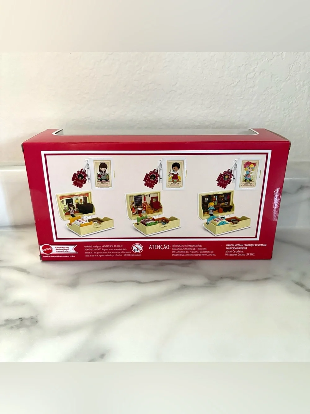 American Girl Polly Pocket Collector Playset - Samantha Josefina Kirsten